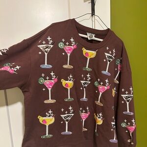 Queen of sparkles cocktail sweater